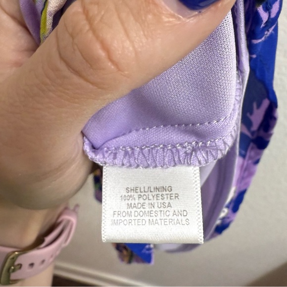 Charles Henry Purple Floral Mini Dress Size XS - Picture 4 of 5